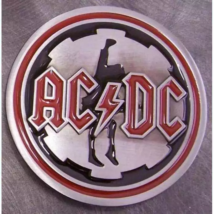 Ac dc outlet belt buckle