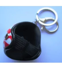 Porte-clé casque moto flamme rouge lRoadstrap N°1 des produits