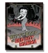 plaque betty boop in red hot mama witch 41x32cm tole poster USA