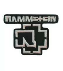 Rammstein Patch écusson noir Rammstein 12,8 x 2,9 cm : : Mode